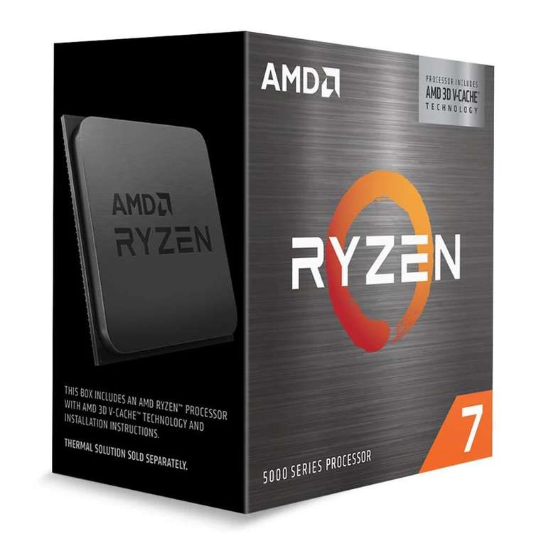 AMD Ryzen 7 5800X3D CPU Eight Core 3.4GHz Processor Socket AM4