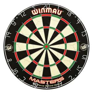 Winmau Masters Bristle Dartboard - Free C&C