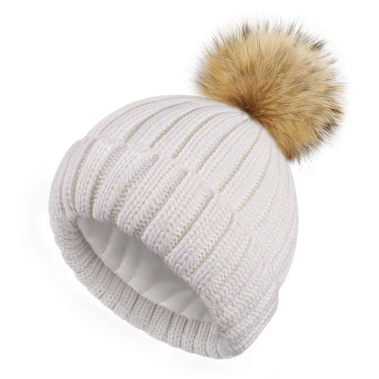 Winter Knit Beanie Hat for Women, Just £3.17 at Amazon | hotukdeals