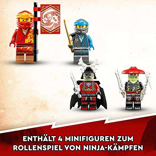 LEGO 71783 NINJAGO Kais Mech-Bike EVO Upgradable Ninja Motorcycle Toy with 2 Mini Figures £31.50 @ Amazon Germany