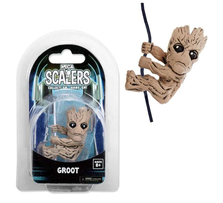NECA Scalers Guardians Of The Galaxy Groot Cable Hanger Figure