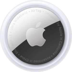 Apple AirTag. Track your keys, wallet, luggage, backpack. Replaceable battery £22.40 via unidays code / 4 pack £76.16