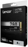 Lexar NM790 4TB M.2 PCIE Gen4 NVMe SSD - PS5 Compatible W/Code @ Ebuyer