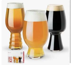 Spiegelau Crystal Craft Beer Glass Set ipa stout weisse bier Set of 3 £19.19 with code @ spreetail_uk ebay