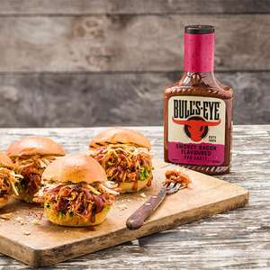 Bull's Eye BBQ Sauce Smokey Bacon 300ml x 6 bottles (best before 13-May-22) for £5 delivered at Yankee Bundles