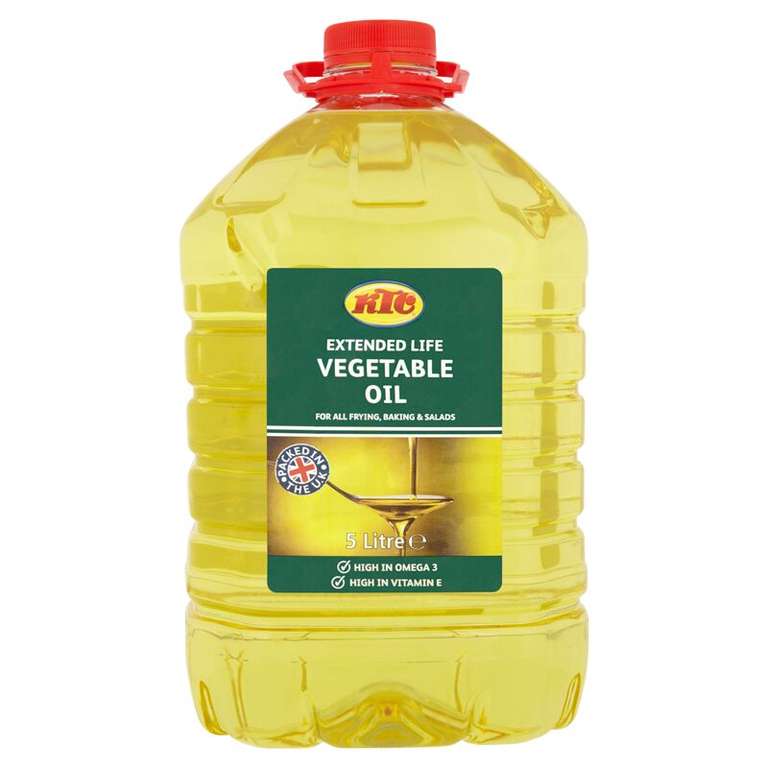 KTC Extended Life Vegetable Oil 5L - £8.50 @ Asda