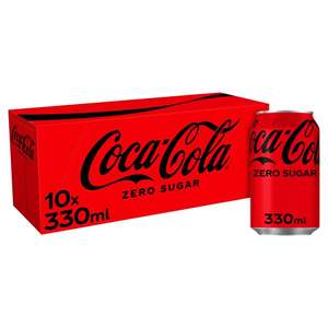 Coca Cola Zero Sugar (30 cans) 3 x 10 x 330ml In Sunbury