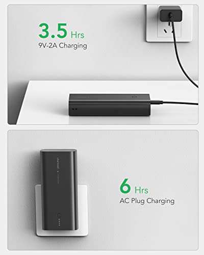 Charmast 10000mAh 20W USB Powerbank with AC plug - used like new - £14.84 @ Amazon Warehouse