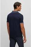 Boss Paddy Curved-Logo Polo Shirt XL and XXL