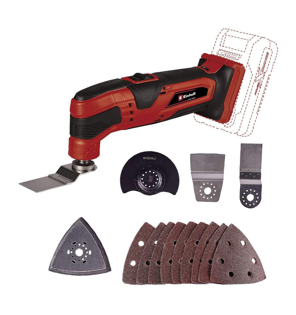 Einhell cordless 18v Multitool plus 