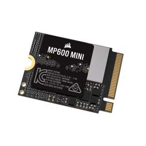 1TB - Corsair MP600 MINI M.2 NVMe PCIe x4 Gen4 2 M.2 2230 SSD Up to 4,800MB/sec - Great for Steam Deck