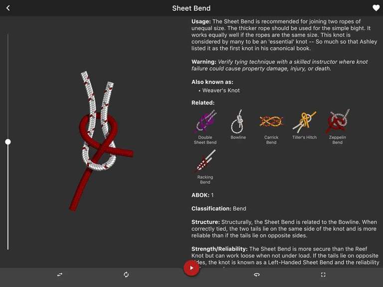 Knots 3D (Climbing, Boating, Fishing) - FREE @ Google Play