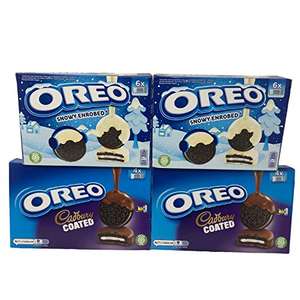 4 Pack Short-Dated Oreo Bundle (2x246g Snowy Enrobed White Chocolate, 2x164g Coated Oreo) £4.49 - sold by Zon Corp UK Fulfilled by Amazon