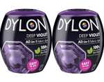 DYLON Washing Machine Fabric Dye Pod for Clothes & Soft Furnishings, 350g - Deep Violet (Pack of 2) £5 @ Amazon