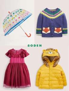 Up to 60% Off Sale - includes Men's Women's & Kids + Extra 20% Off with code + Free Delivery on £30 spend (otherwise £3.95) @ Boden