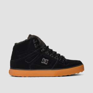 DC pure high Winterised trainer in black/gum ltd sizes (£50 off complete skateboard with £30+ spend)