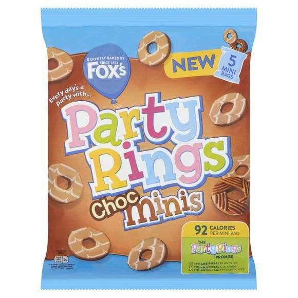 Fox's Party Rings Choc Minis 5 X 21g