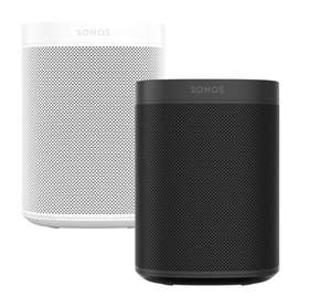 Sonos One SL Speaker with Air Play 2 - White/Black Each - w/Code, Sold By Spatial Online