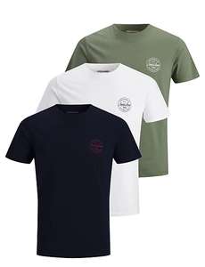 JACK & JONES 3 Pack Pure Cotton Crew Neck T-Shirts all sizes now £10 with free click & collect @ Marks & Spencer