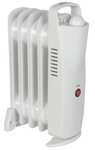Essentials 500W Electric Portable oil-filled Radiator | White | Free C&C
