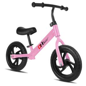 12" Kids Balance Bike in Pink - sold by clickamobile4
