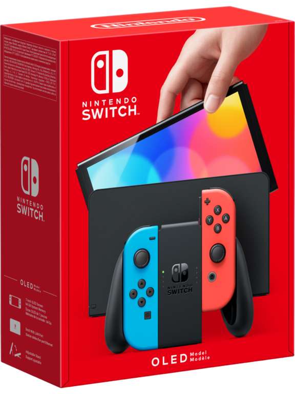 Nintendo Switch Console OLED – Neon Red/Blue (Customer Return) - £230 @ elekDirect