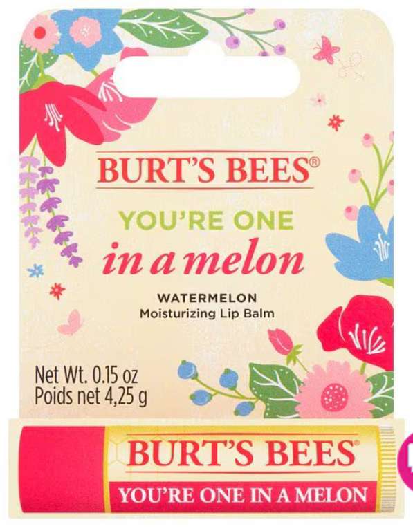 Burts Bees One In A Melon Lip Balm - Free C&C Only (Limited Stores)