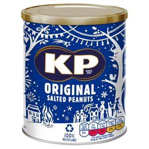 KP Original Salted Peanuts Tin 375g 99p at Farmfoods Preston
