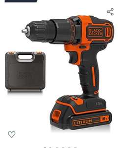 BLACK+DECKER 18 V Cordless 2-Gear Combi Hammer Drill Power Tool - £40 @ Amazon