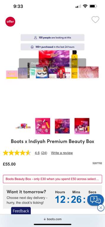Clinique 4 Full-Sized Perfect Pamper Gift Set £38.25 @ Boots