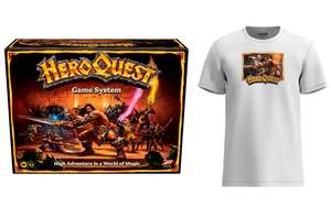HeroQuest - Board game 2021 New Version with T-Shirt - £79.99 in store or (£4.99 delivery) @ GAME