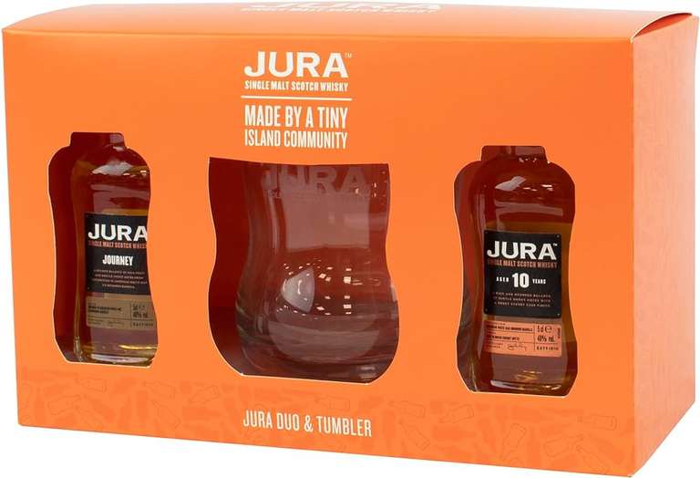 Jura Journey Gift Box - 2x5cl Bottles + Glass (Cardiff)