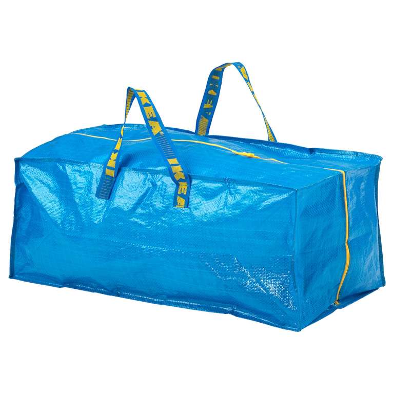 FRAKTA Trunk for Trolley Bag, Blue - 73x35x30 cm, 76L - £2 (Free Collection) @ IKEA