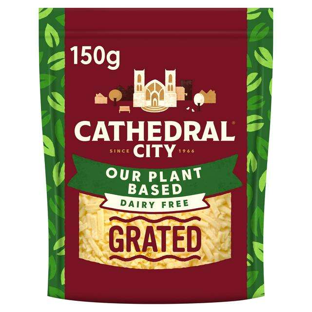 Cathedral City Our Plant Based Dairy Free Grated 150g £1.75 @ Sainsburys