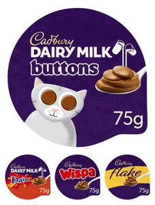 Cadbury Dairy Milk Chocolate Dessert 75g - Buttons/Flake/Wispa/Daim - Nectar Price