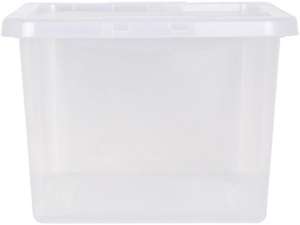 Wham 31L Clear Storage & Lid - (£4.75 with MCP) free C&C