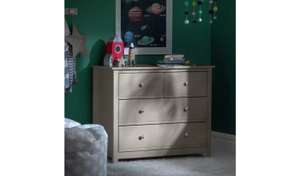 Habitat Kids Brooklyn 2+2 Chest of Drawers- Grey £75 + £6.95 For delivery @ Argos