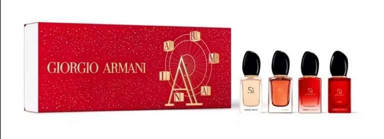Giorgio Armani Si Eau De Parfum Mini Discovery 7ml Giftset £21.49 + Free Click and Collect @ Boots