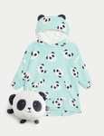 M&S Novelty Foldable Hooded Blankets (3-16 Yrs) (Percy Pig / Dinosaur / Panda / Koala Bear) - Free Click & Collect