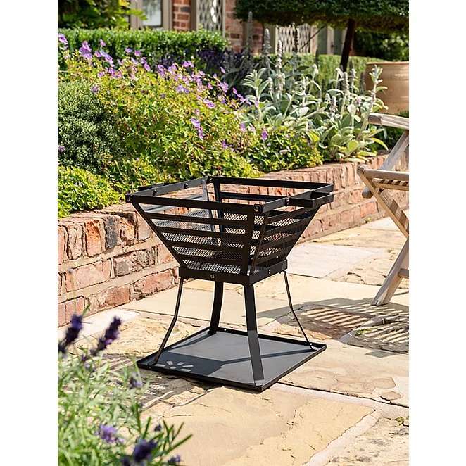 George Home Log Burner - Steel construction with ash plate/catcher floor plate + Free Click & Collect