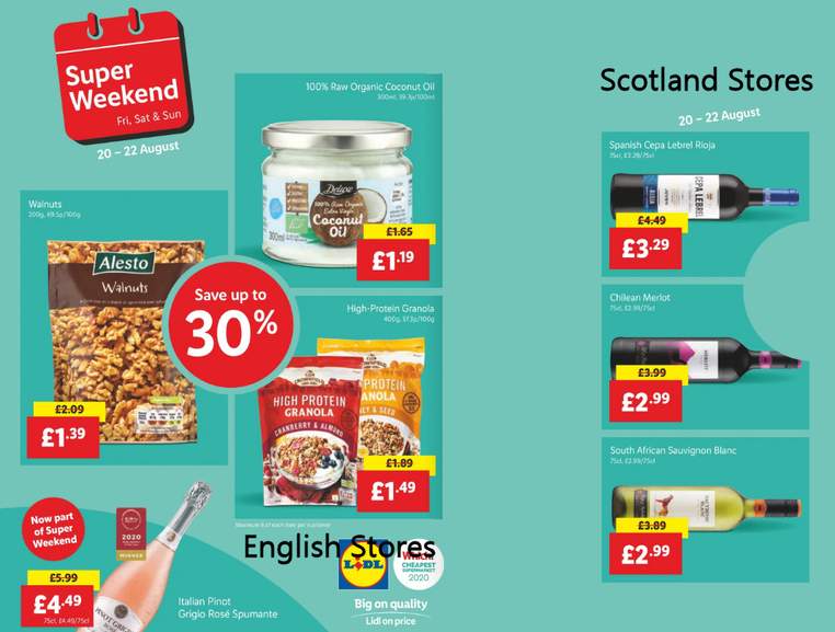 Lidl Deals Limes 69p Blueberries p Red Chillies 35p Celery 35p Grapefruit 35p Aubergine 45p Raw Coconut Oil 1 19 Granola 1 49 Hotukdeals