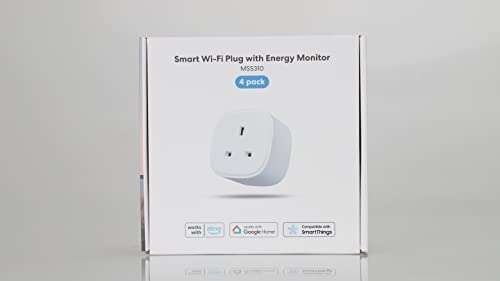 Meross Smart Plug with Energy Monitor MSS310 4 pack £29.99 using voucher @ Amazon