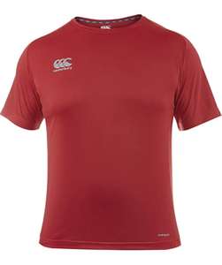 Canterbury Red Men's Vapodri Superlight T-Shirt Size XL £12.50 @ Amazon