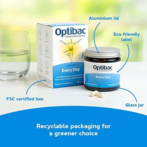 2 x Optibac Probiotics Every Day Digestive Probiotic Supplement 90 Capsules - £49.05 via S&S - Sold by Optibac