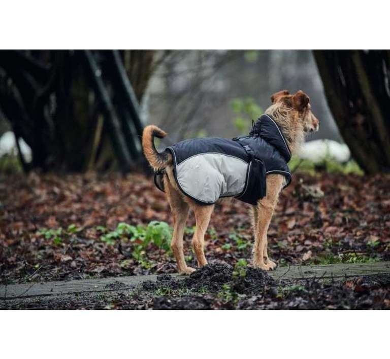 HUNTER Uppsala Extreme Dog Coat Size 60 black/grey