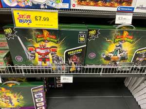 Mighty Morphin Power Rangers Construction Sets - £8.99 Instore @ Home Bargains (Cardiff Bay Retail Park)