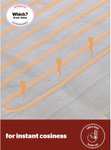 Silentnight White Comfort Control Electric Blanket - Single + Free Collection
