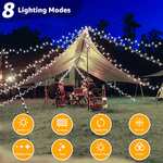 Ollny Outdoor Fairy String Lights - 80m 800 LED Long Cool White Waterproof Sold by OllnyDirect / FBA - Prime Exclusive