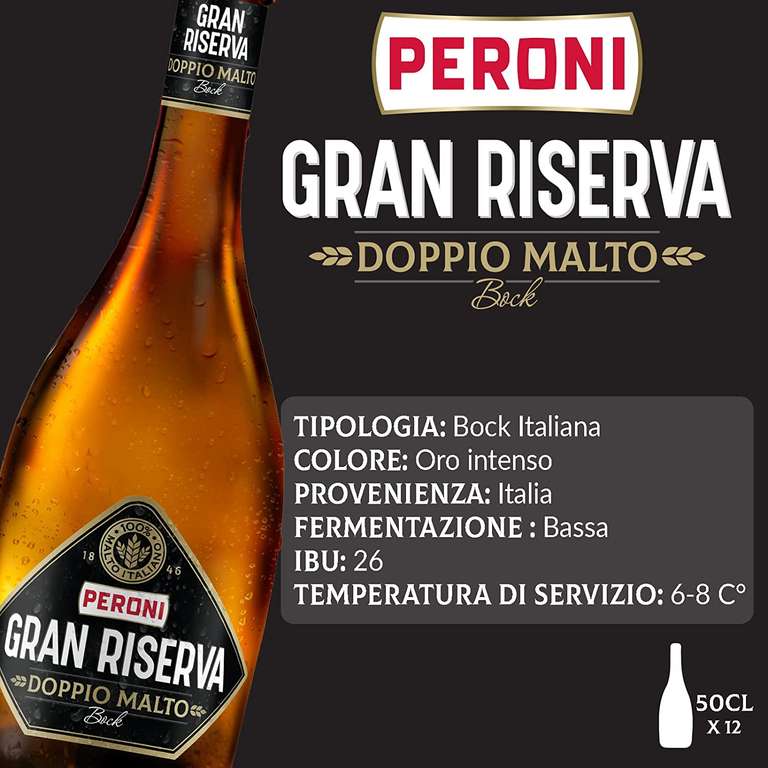 Peroni Gran Riserva Doppio Malto (6.6%) 4x 500ml bottles for £7.95 at Morrisons
