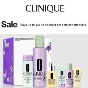 Up to 33% Off On Selected Gift Sets & Products + Free Shipping + Free Sample - @ Clinique